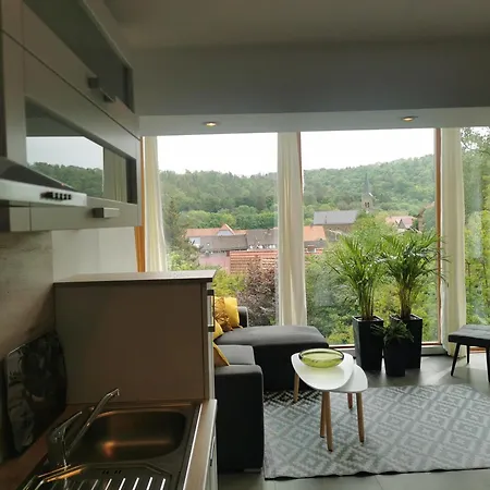 Das Ferienhaus Waldblick Güntersberge Exterior foto