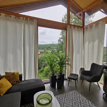 Das Ferienhaus Waldblick Güntersberge Exterior foto