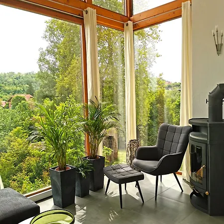 Das Ferienhaus Waldblick Güntersberge Exterior foto
